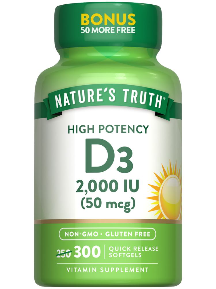 Vitamin D3 2000 IU (50 mcg)
