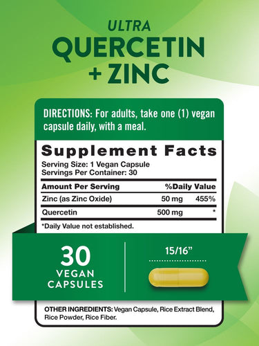 Quercetin with Zinc