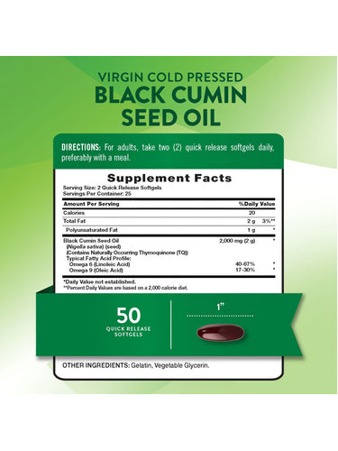 Schwarzkümmelöl 2000 mg