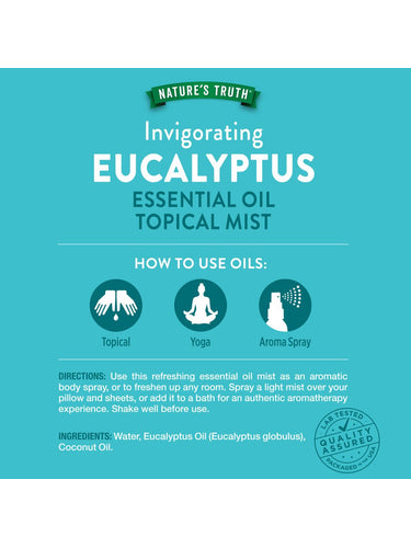 Spray di Nebbia con Olio Essenziale di Eucalipto