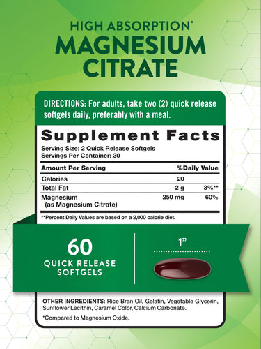A dark red softgel with a quick-release design, measuring approximately 1 inch, shown on a hand scale for size comparison.