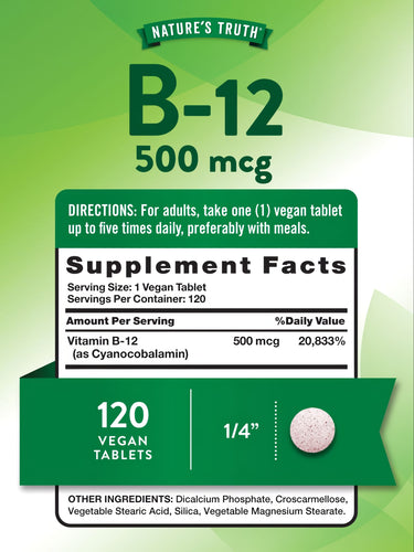 Vitamin B-12 500 mcg