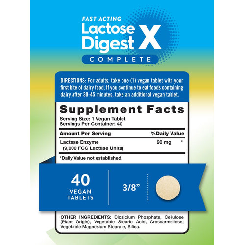 Image shows a single 3/8 inch round vegan tablet from a package of 40 tablets.