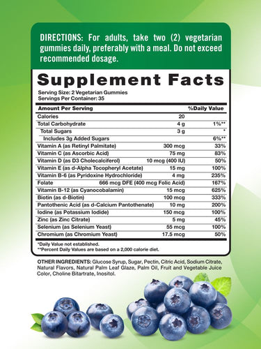 Men's Multivitamin with B-12, D3, Zinc
