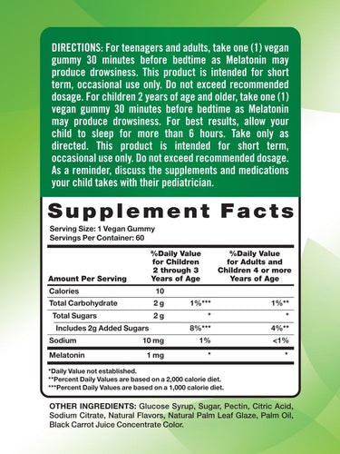 Melatonin 1 mg | Low Dose