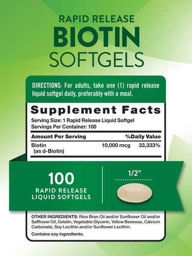 Biotin 10.000 mcg