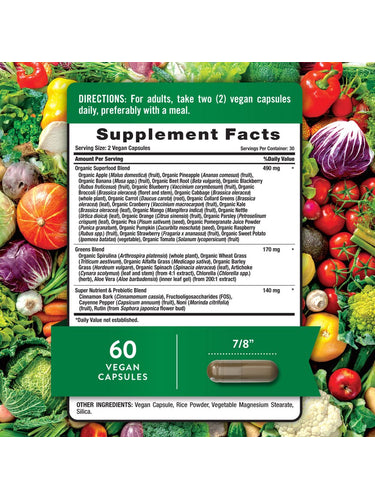 Daily Super Fruits and Veggies +