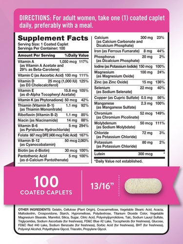 Multivitamin For Women 50 Plus