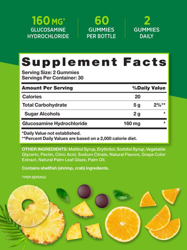 Glucosamine | Orange Pineapple Flavored Gummies