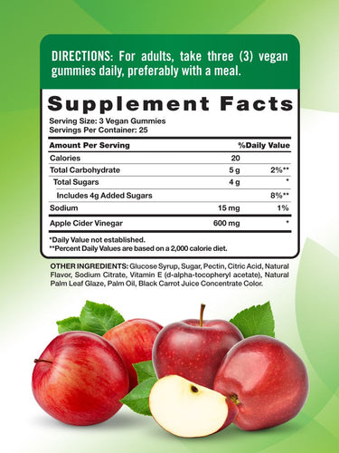 Apple Cider Vinegar 600 mg
