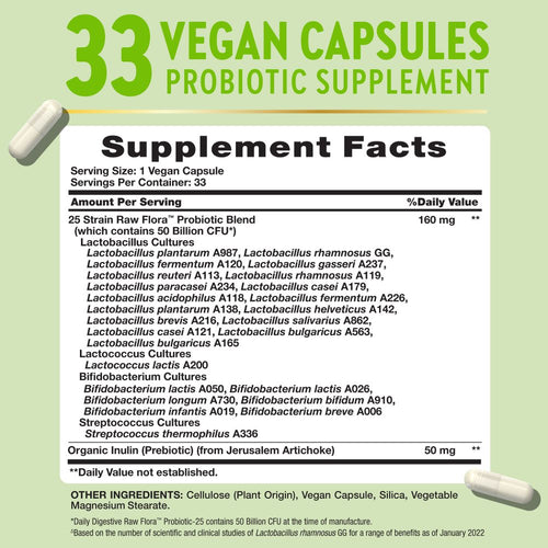 Daily Digestive Probiotic - 50 Billion