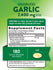 Odorless Garlic | 2400mg