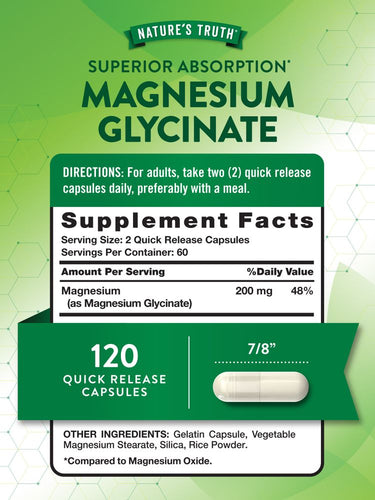 Magnesium Glycinate 200 mg