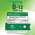 B12 Vitamin Sublingual Tablets | 1000 mcg