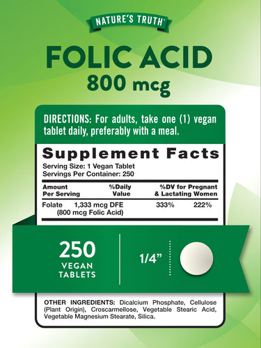 Folsäure 800 mcg