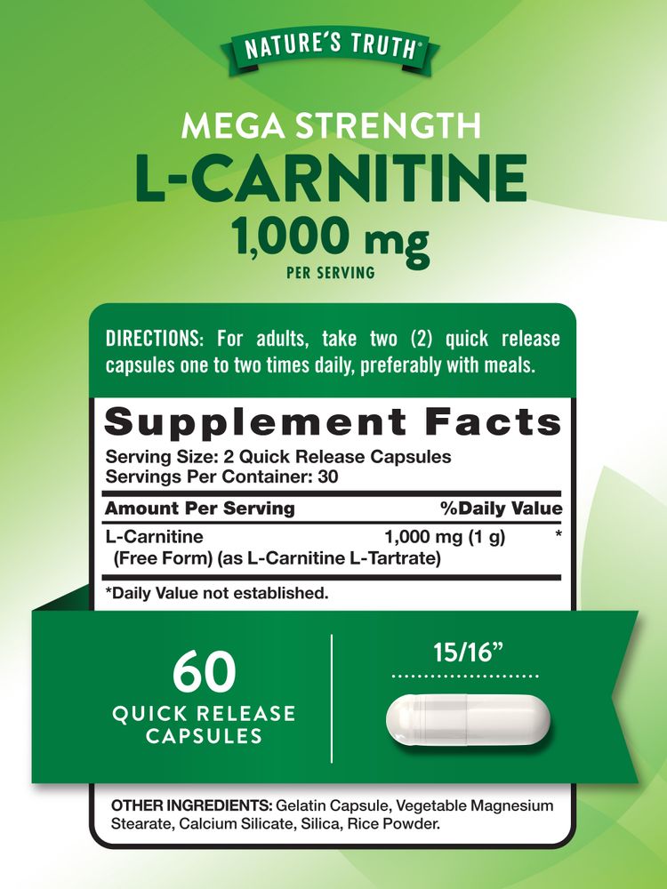 L-Carnitine 1000 mg L-Carnitine 1000 mg