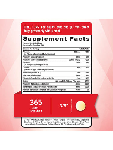 Multivitamine Essentielle Quotidienne pour Femmes et Hommes