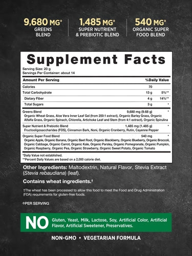 Super Greens Pulver