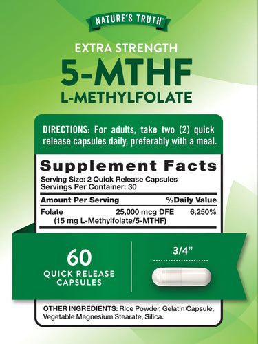 A white quick release capsule, 3/4 inch long, is shown on a hand scale to emphasize its size and measurement.