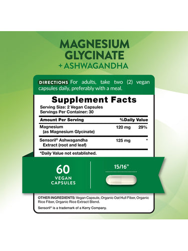 Magnesium Glycinate & Ashwagandha