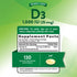Vitamin D3 1000 IU (25 mcg)