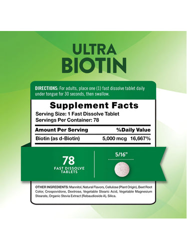 Biotin 5000 mcg