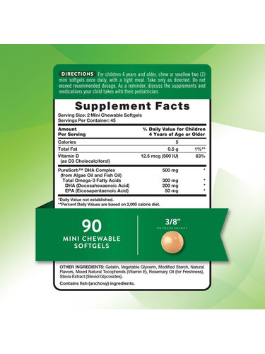 Kinder DHA | 90 Mini-Kautabletten