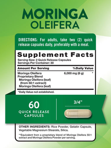 Moringa Oleifera 6000 mg
