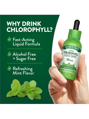 Chlorophyll 50 mg Liquid | Mint Flavor