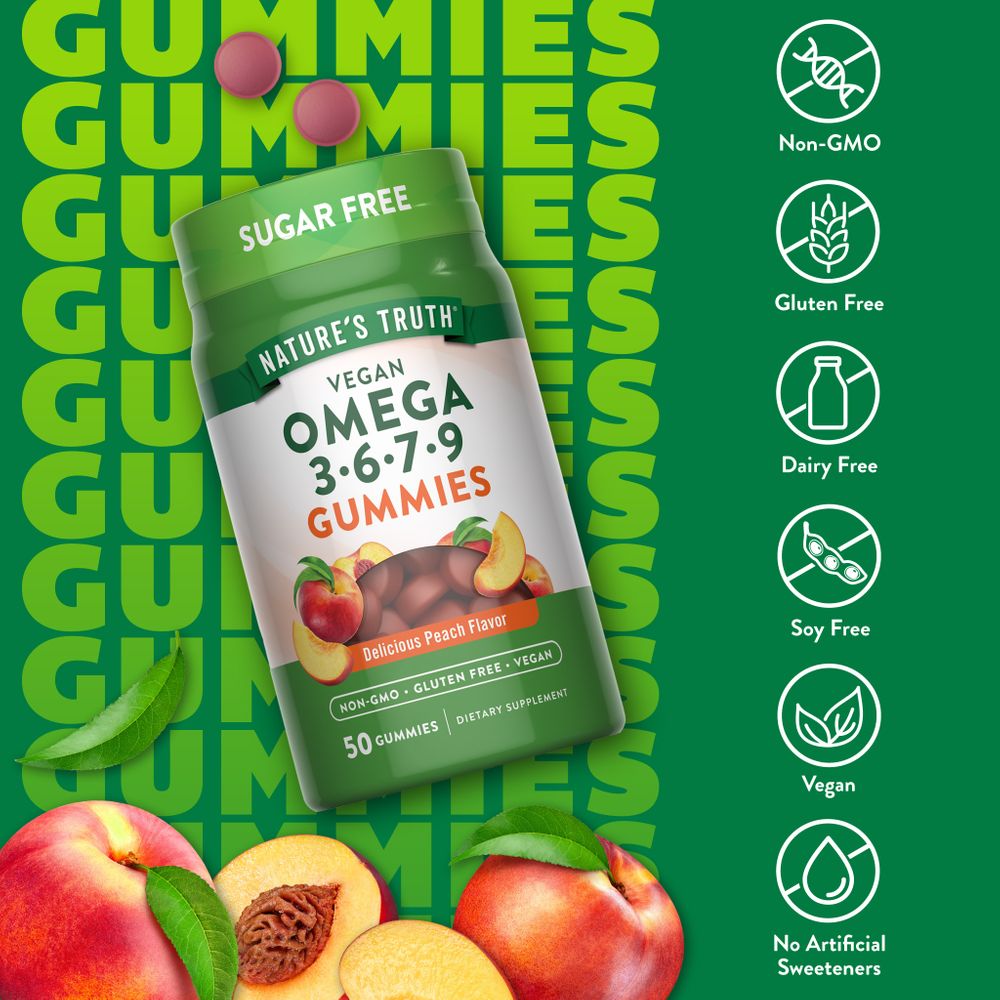 Omega 3-6-7-9 Vegan Gummies