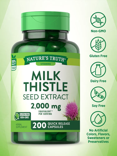 Milk Thistle Supplement | 2,000 mg