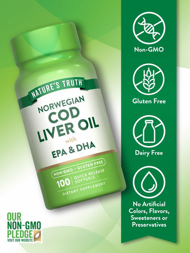 Norwegian Cod Liver Oil with EPA, DHA