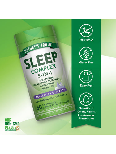 Melatonin Sleep Complex | 50 Capsules