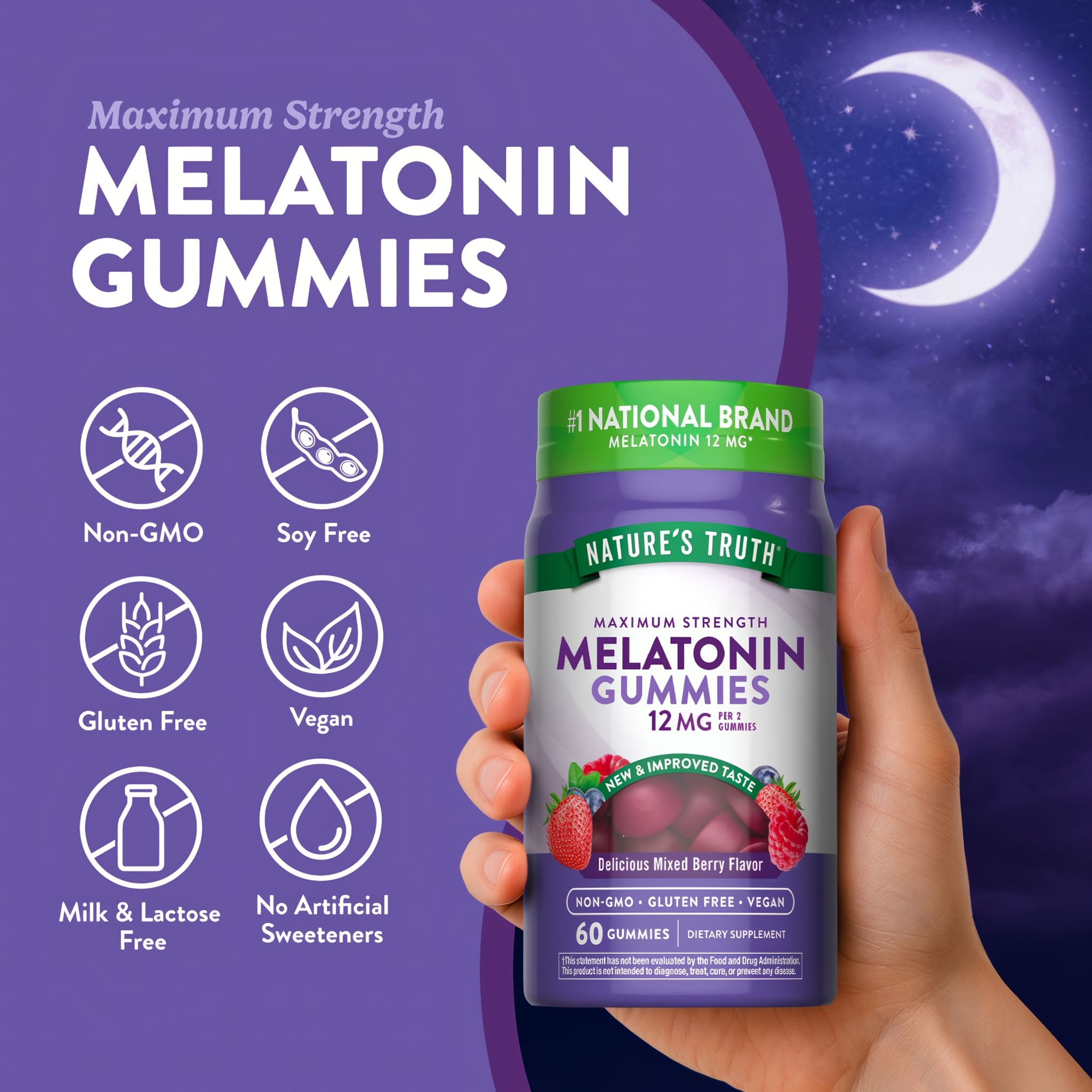Melatonin 12 mg | Max Strength