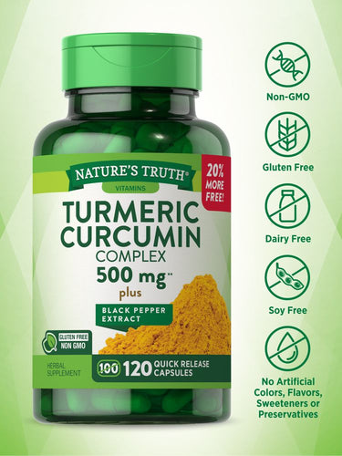 Turmeric Curcumin Complex 500 mg with Black Pepper