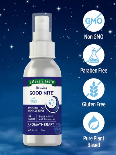 Spray de Névoa de Óleo Essencial Boa Noite