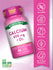 Nature's Truth Calcium 600 mg + D3 bottle with 60 coated caplets is shown against a bulk background named hand_scale.