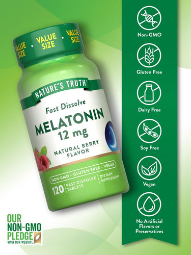 Melatonin 12 mg | Maximale Stärke