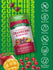 NT Cranberry 60 Gummies bottle with gummies, fresh cranberries, and mango slices around it.