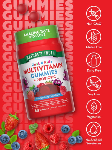 Multivitamínico para Niños con Probióticos