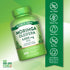 Moringa Oleifera bottle: Non-GMO, Gluten Free, Dairy Free, Soy Free, No Artificial Colors, Flavors, Sweeteners, Preservatives.
