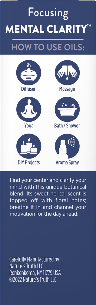 Olio essenziale per la chiarezza mentale