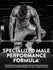 Muscular man lifts a barbell in a gym with the text 'SPECIALIZED MALE PERFORMANCE FORMULA*' displayed.