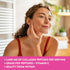 Graphic showing 3,000 MG collagen peptides per serving, grass-fed peptides plus vitamin C. Beauty from within.