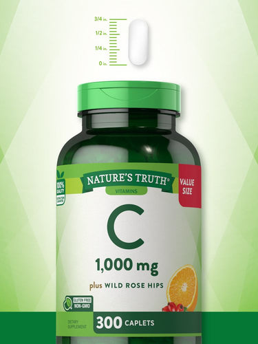 Vitamin C 1000 mg mit Hagebutten
