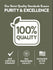 Infographic showing 100% Quality, GMP Certified Company, FDA Registered Facility, Packaged in the U.S.A.