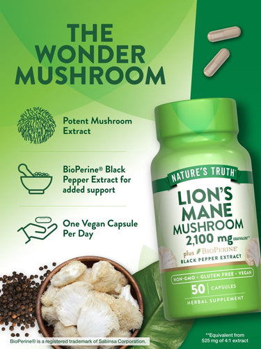 Champignon Crinière de Lion 2 100 mg