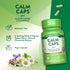 Bottle of Nature's Truth Calm Caps with three beige capsules, total 90 capsules, shown.