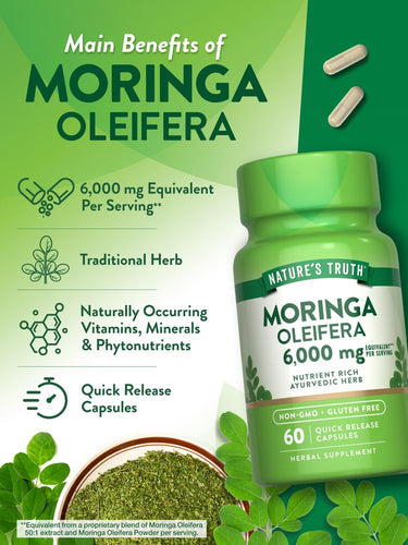 Moringa Oleifera 6000 mg