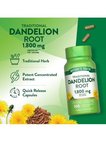 Estratto di Radice di Tarassaco 1800mg